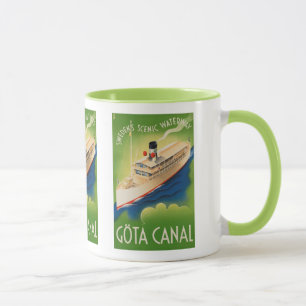 Schweden Vintage-Reisemugs Tasse