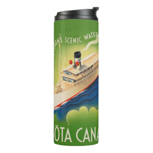 Schweden Vintage Travel tumbler Thermosbecher