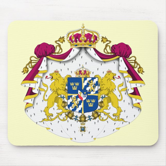 Schweden-Wappen Mousepad (Vorne)