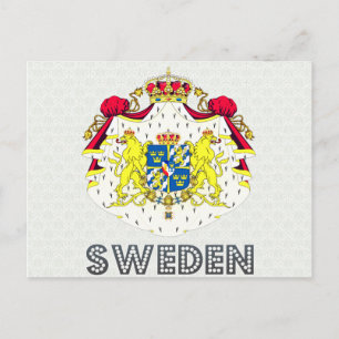 Schweden-Wappen Postkarte