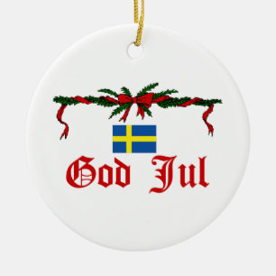 Schweden-Weihnachten Keramik Ornament