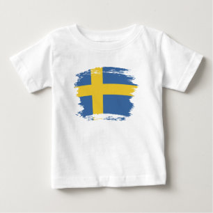 Schwedenflagge Baby T-shirt