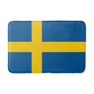 Schwedenflagge Badematte