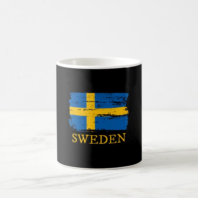 Schwedenflagge Kaffeetasse (Mittel)