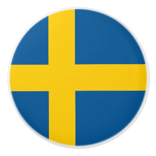 Schwedenflagge Keramikknauf