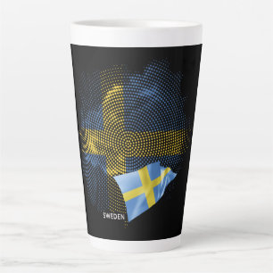 Schwedenflagge Milchtasse