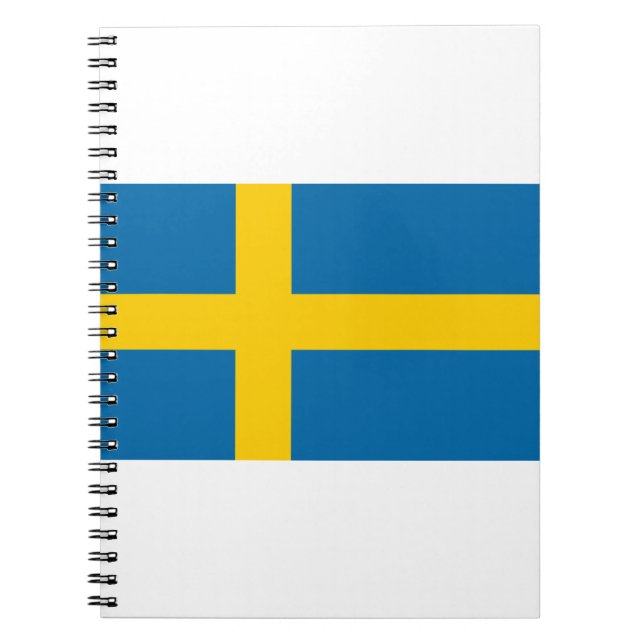 Schwedenflagge Notizblock (Vorderseite)