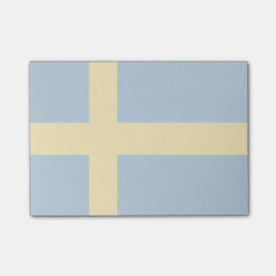 Schwedenflagge Post-it Klebezettel