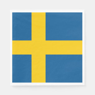 Schwedenflagge Serviette