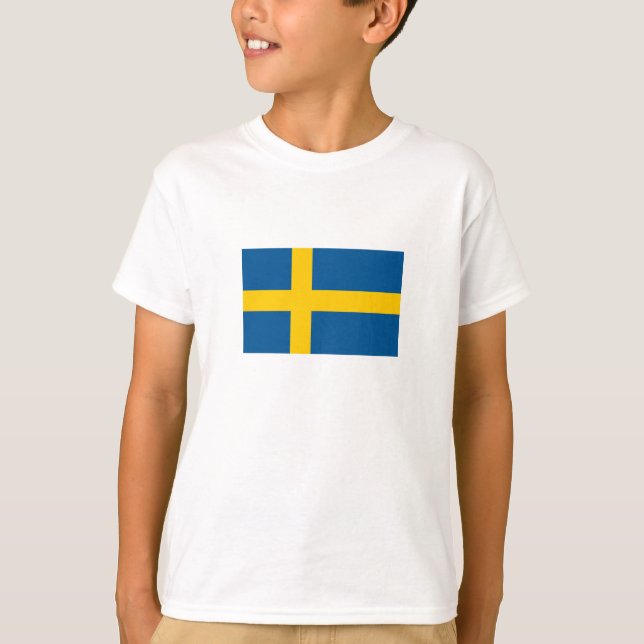 Schwedenflagge T-Shirt (Vorderseite)