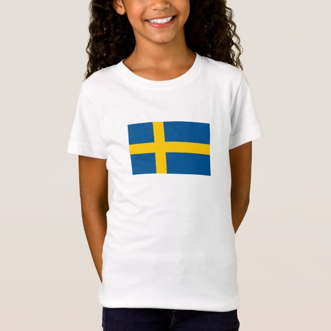 Schwedenflagge T-Shirt (Vorderseite)