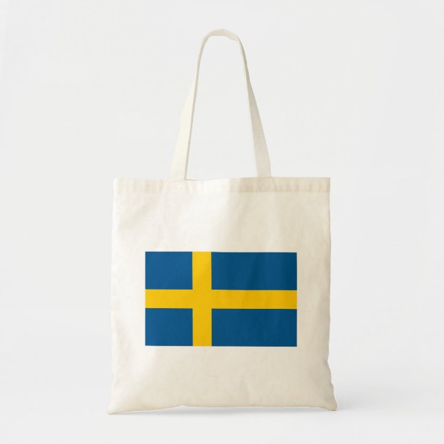 Schwedenflagge Tragetasche (Vorne)