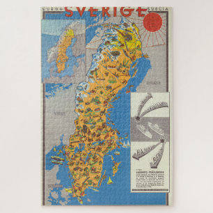 Schwedenkarte Puzzle
