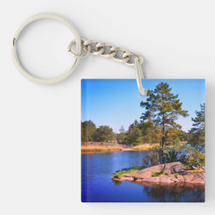 Schwedenlandskap, Foto Schlüsselanhänger