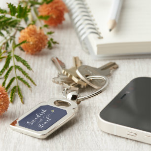 Schwedisch at Heart Keyring, Schweden Schlüsselanhänger