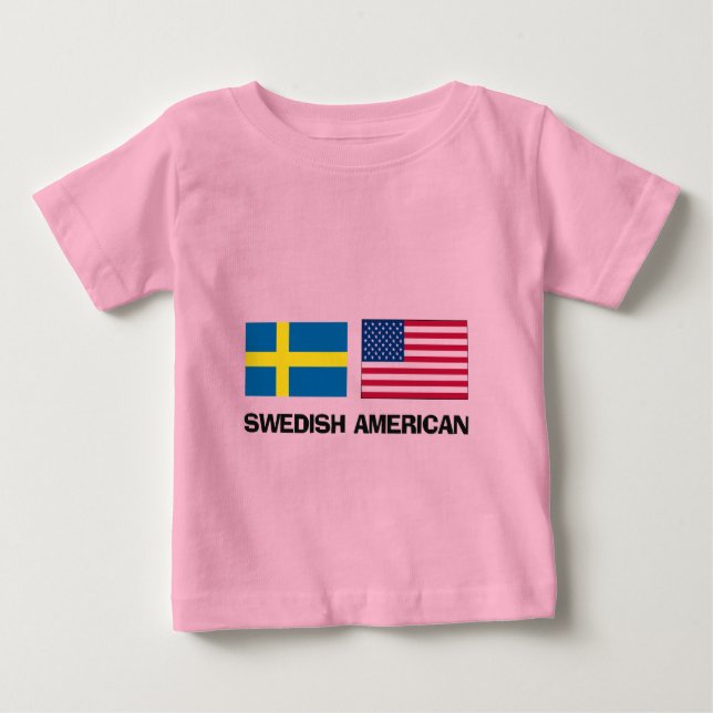 Schwedisch Baby T-shirt (Vorderseite)