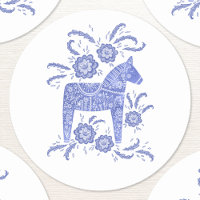 Schwedisch Dala HorBlue und White