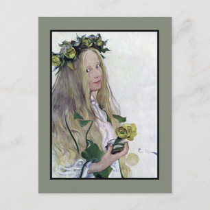 Schwedisch Lucia Girl Postkarte