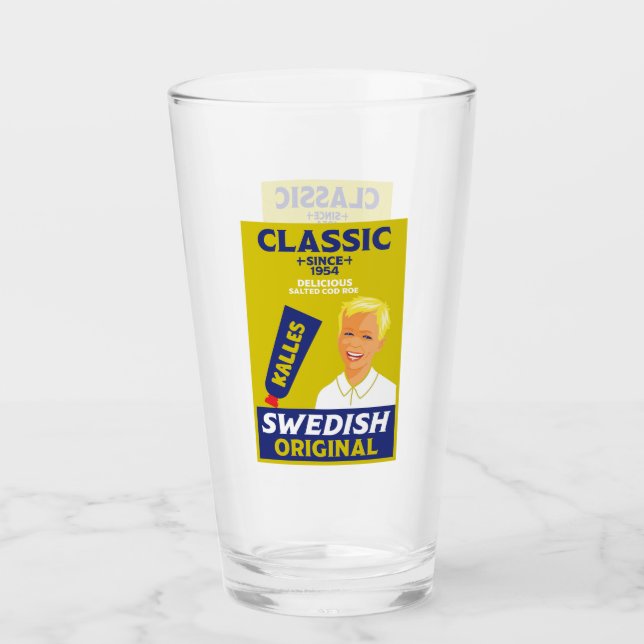 Schwedisch smörgåskaviar Fisch Kaviar Glas (Vorderseite)