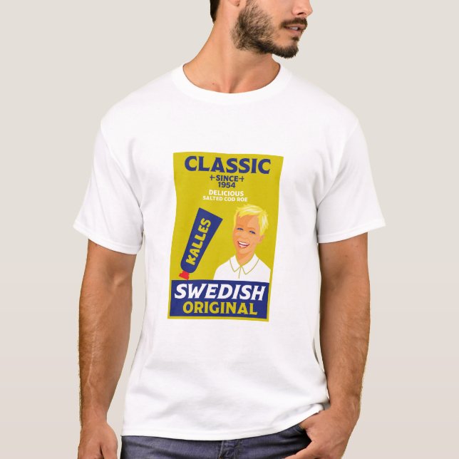 Schwedisch smörgåskaviar Fisch Kaviar T-Shirt (Vorderseite)