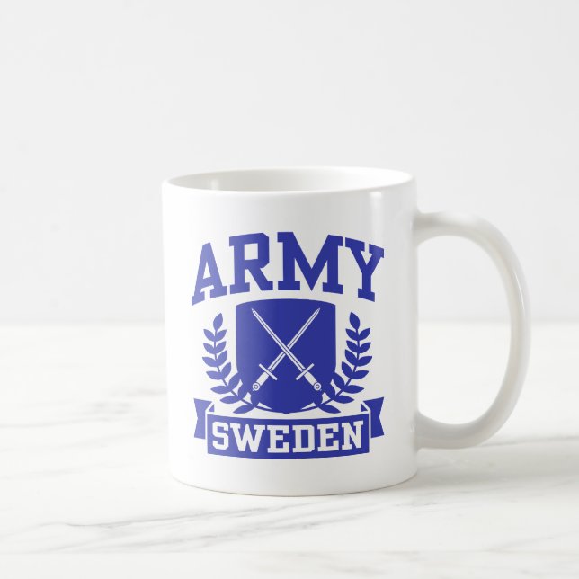 Schwedische Armee Kaffeetasse (Rechts)