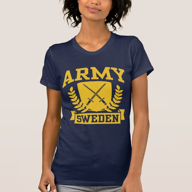 Schwedische Armee T-Shirt (Vorderseite)