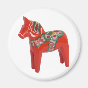 Schwedische Dekoration von Dala Horse Magnet