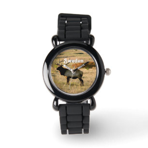 Schwedische Elche Armbanduhr