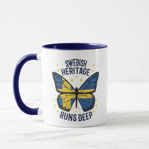 SCHWEDISCHE ERBE RUNDET TIEF TASSE