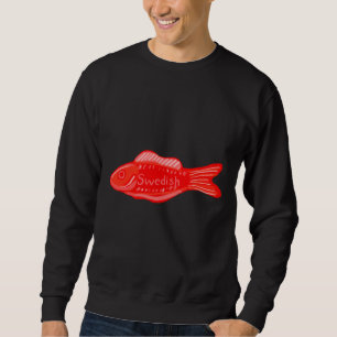 Schwedische Fischhandzeichnung Sweatshirt