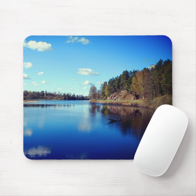 Schwedische Fjord-Maus-Pad Mousepad (Mit Mouse)