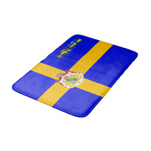 Schwedische Flagge Badematte