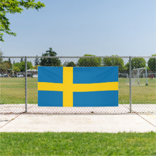 Schwedische Flagge Banner