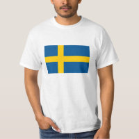 Schwedische Flagge für Shirts in Schweden