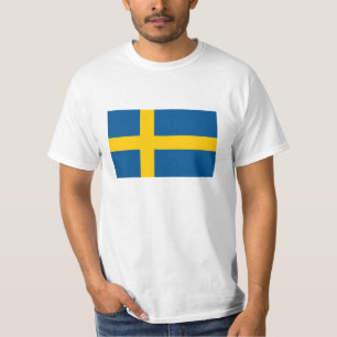 Schwedische Flagge für Shirts in Schweden