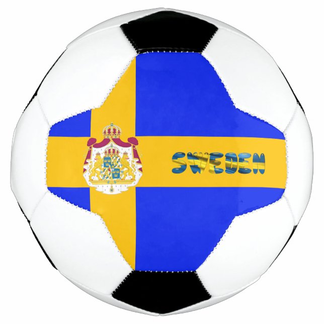 Schwedische Flagge Fußball (Vorderseite)