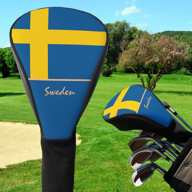Schwedische Flagge & Golf Schweden Sporthalle /Klu Golf Headcover (Von Creator hochgeladen)