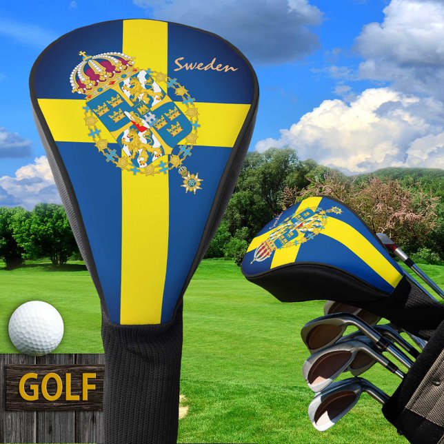 Schwedische Flagge & Golf Schweden Sporthalle /Klu Golf Headcover (Von Creator hochgeladen)