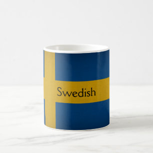 Schwedische Flagge Kaffeetasse