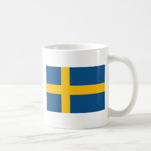 Schwedische Flagge Kaffeetasse