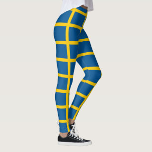 Schwedische Flagge Leggings