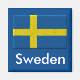 Schwedische Flagge Magnet