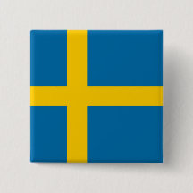 Schwedische Flagge (Schweden) 15 cm Platz Abzeiche