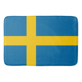 Schwedische Flagge (Schweden) Badematte
