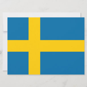 Schwedische Flagge (Schweden) Karte