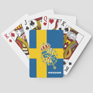 Schwedische Flaggenspiele, Schweden Karten spielen Spielkarten