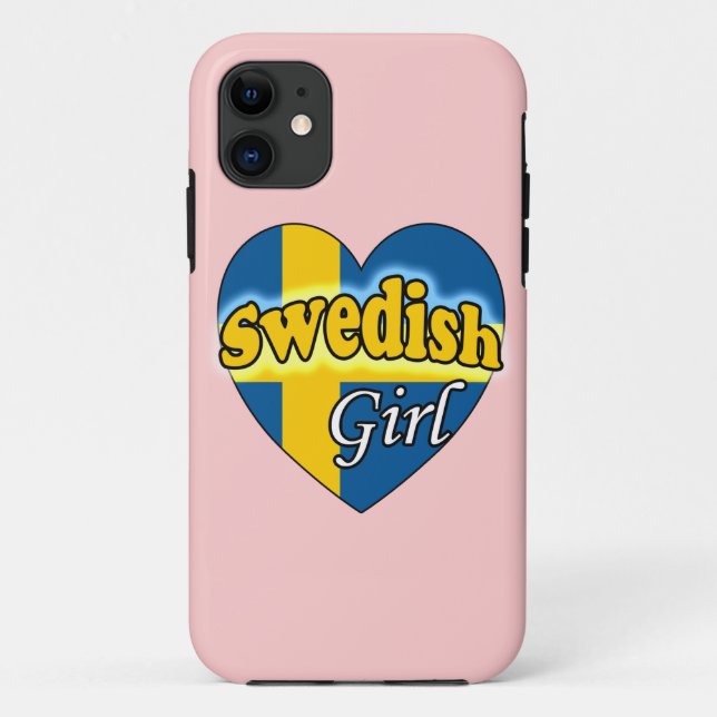 Schwedische Girl Case-Mate iPhone Hülle (Rückseite)