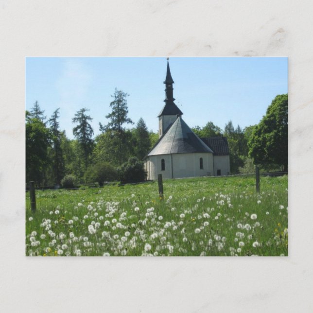 Schwedische Kirche Postkarte (Vorderseite)