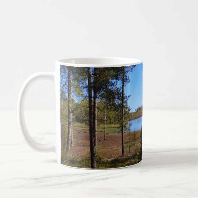Schwedische Landkarte Kaffeetasse (Links)