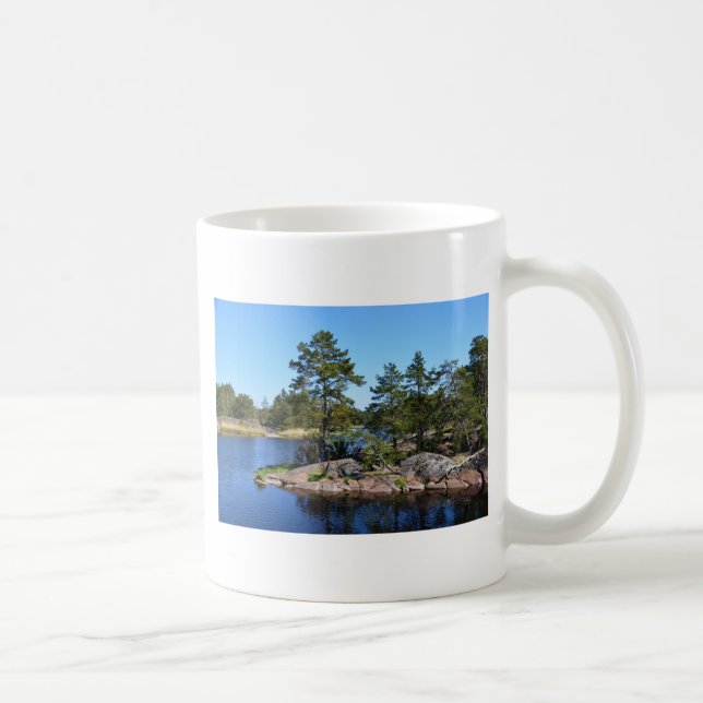 Schwedische Landkarte Kaffeetasse (Rechts)